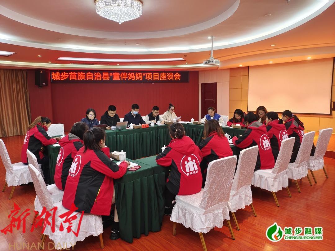 城步召开“童伴妈妈”项目座谈会_邵阳头条网